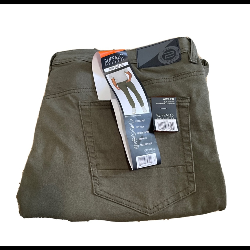 Buffalo david bitton 5 pocket premium stretch Slim comfort fit pant 42x34